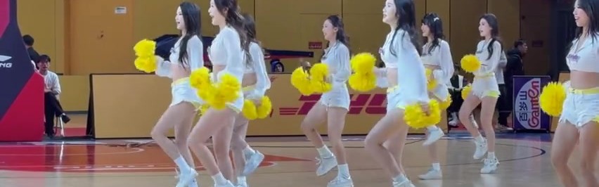 赛事比分-活力十足！媒体人晒广州男篮主场啦啦队的舞蹈表演视频